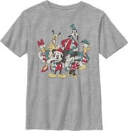Mickey & Friends Boy's Mickey & Friends The Gangs Together For Holiday  Graphic T-Shirt