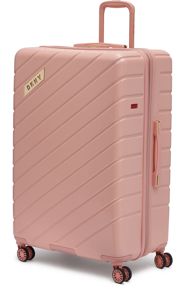 DKNY Bias 28" Upright Suitcase, Alternate, color, Peach Bloom