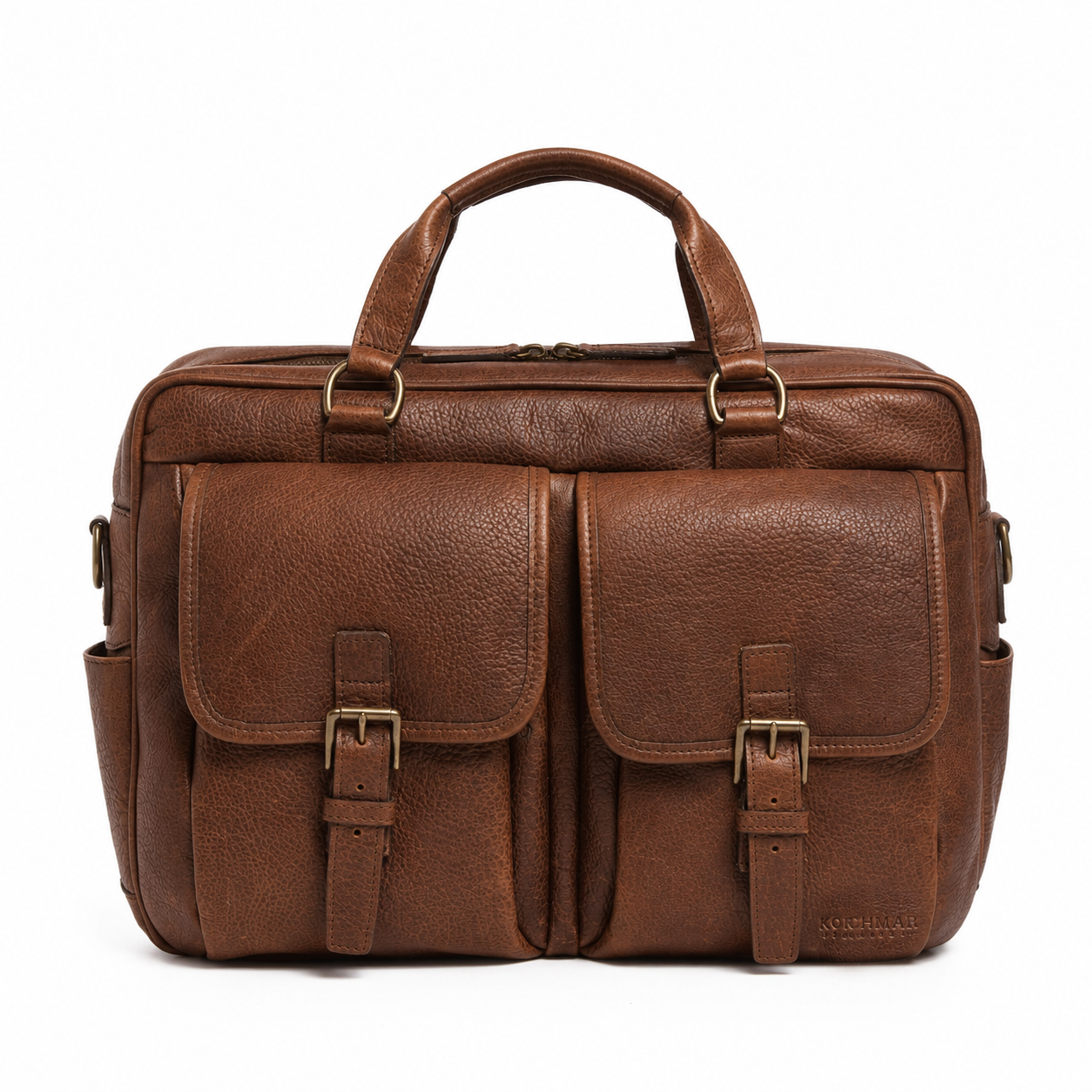 Barton Leather Briefcase, Alternate, color, Chocolate