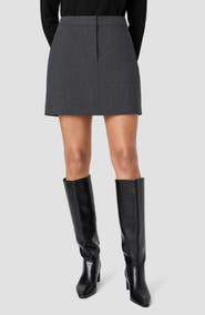 French Connection Tavi Crosshatch Miniskirt