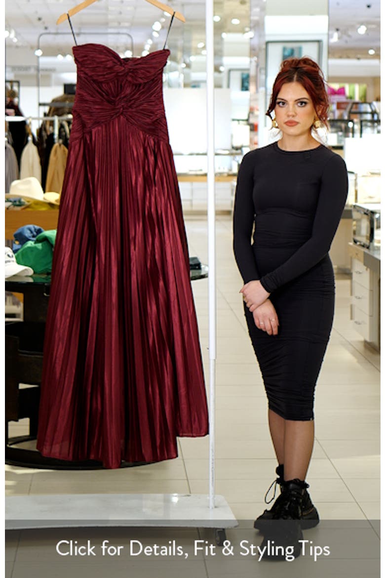 Florence Twist Front Strapless Dress video