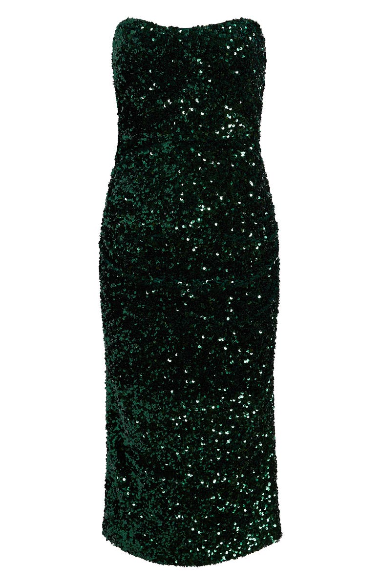 LIKELY Natalina Sequin Cocktail Dress, Alternate, color, Emerald