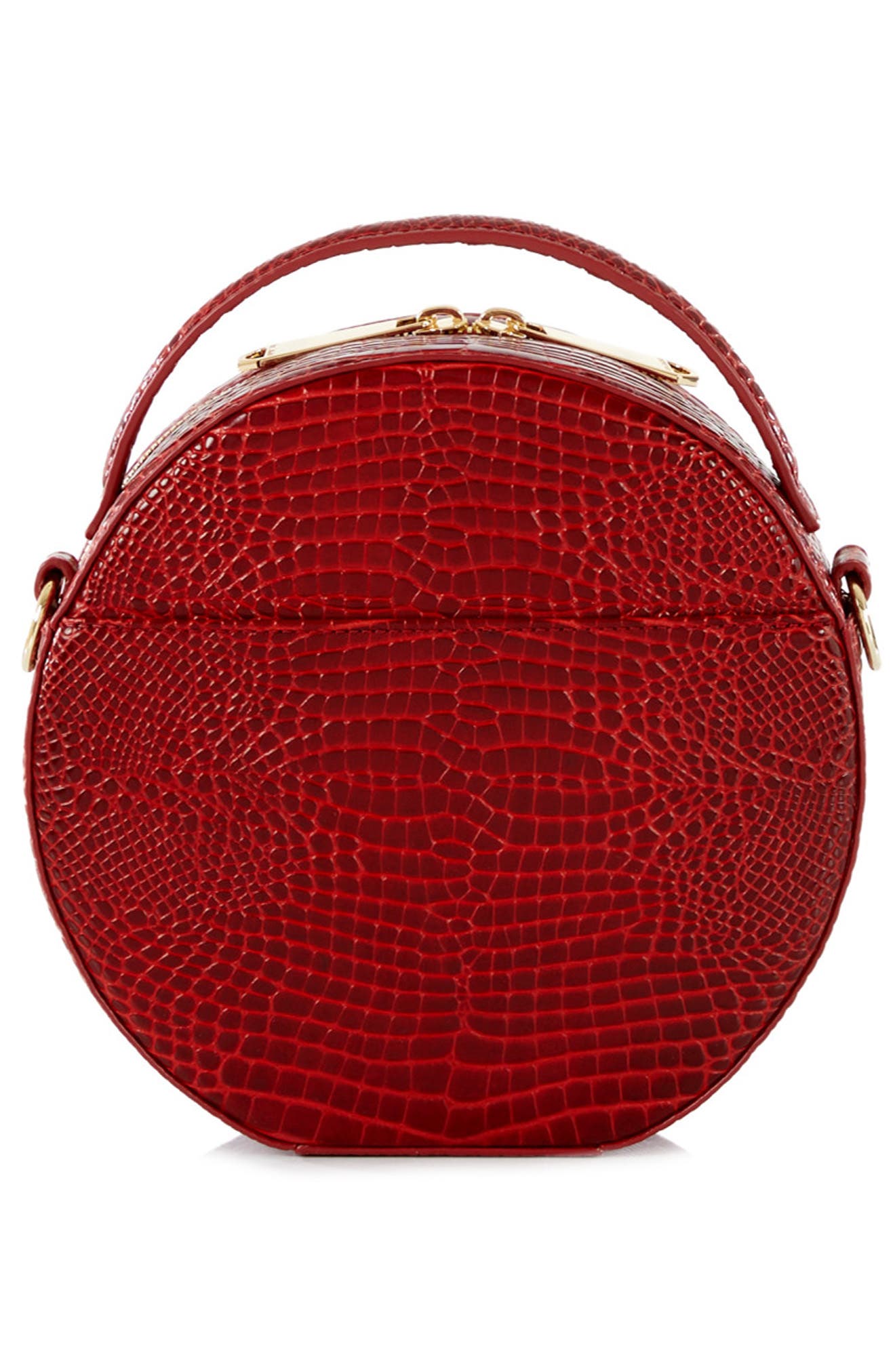 Brahmin Lane Croc Embossed Leather Crossbody Bag, Alternate, color, 