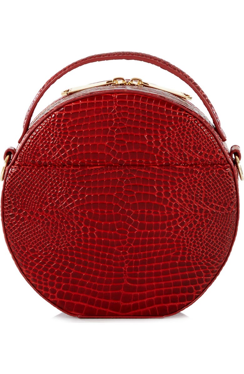 Brahmin Lane Croc Embossed Leather Crossbody Bag, Alternate, color,