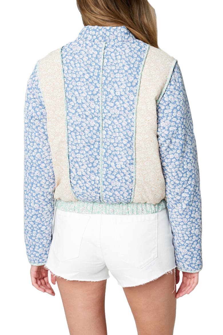 Quilted Floral Jacket, Alternate, color, SUMMER ROMANCE