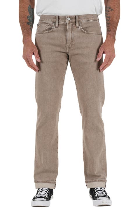 The Hammer Straight Leg 10.5-Ounce Stretch Selvedge Jeans (Dusty Brown)