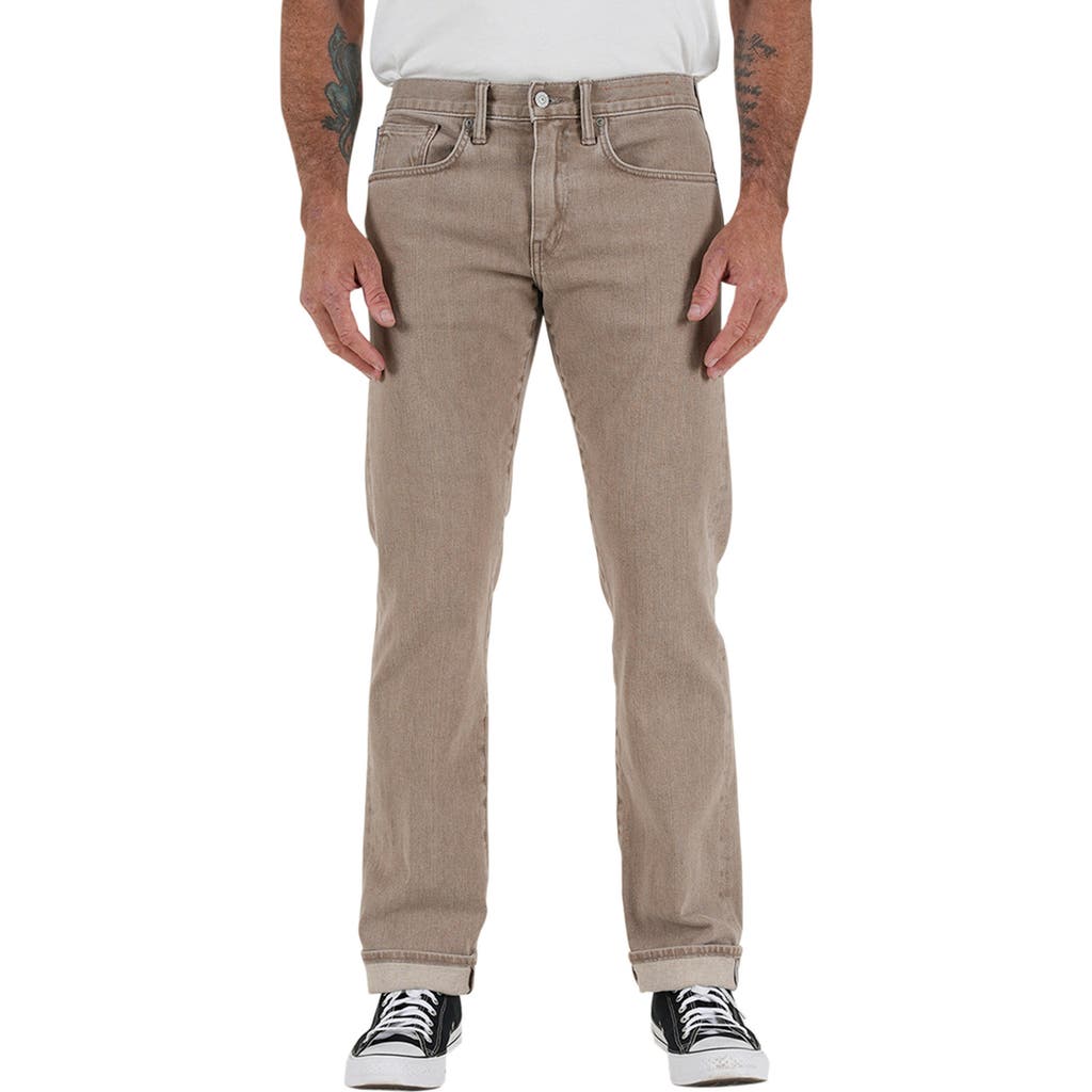 Hiroshi Kato The Hammer Straight Leg 10.5-ounce Stretch Selvedge Jeans In Brown