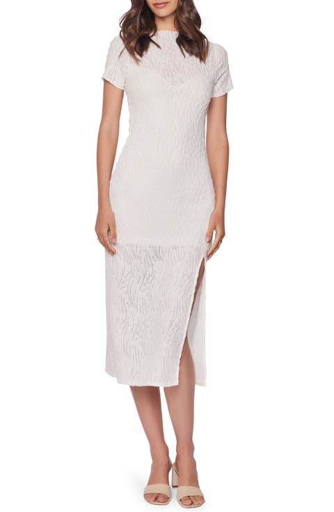 Misty Haze Knit Midi Dress