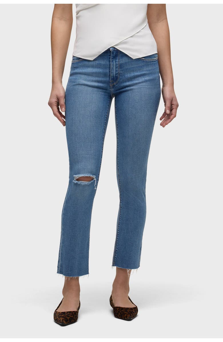 Hudson Jeans Nico Mid-Rise Straight Ankle, Main, color, Camper