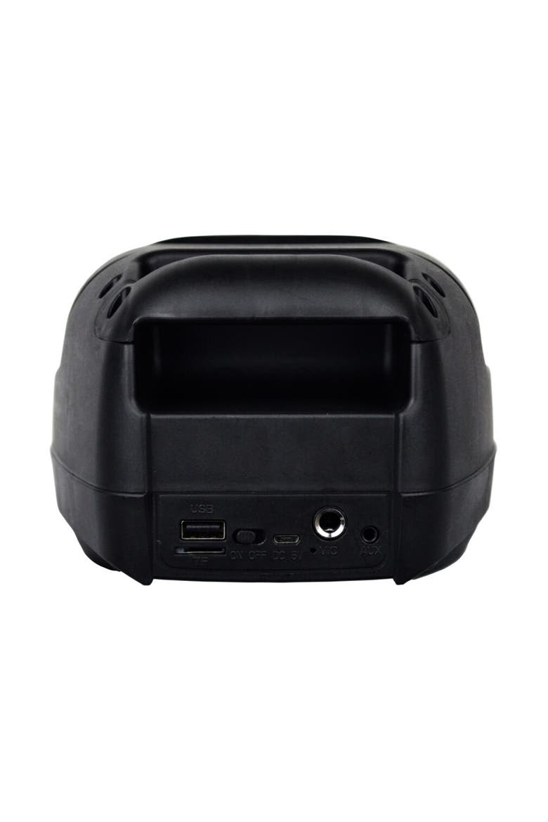 4" Bluetooth TWS Rechargeable LED Light Party Speaker, Alternate, color, Black