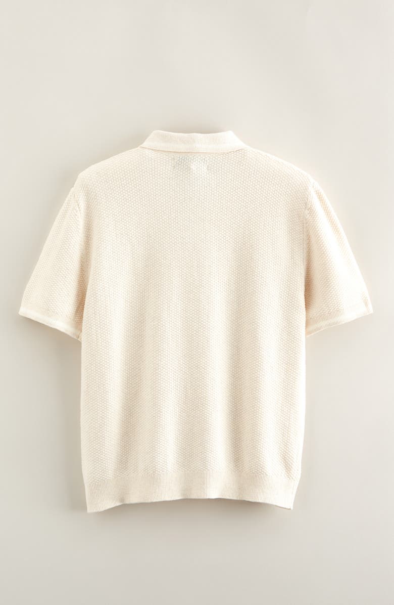Kids' Tipped Cotton Polo Sweater