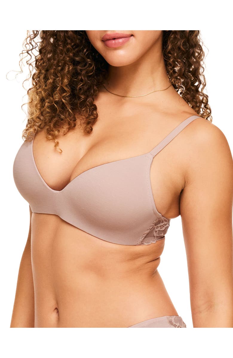 Adore Me Harlowe Contour Plunge Bra, Main, color, Open Beige