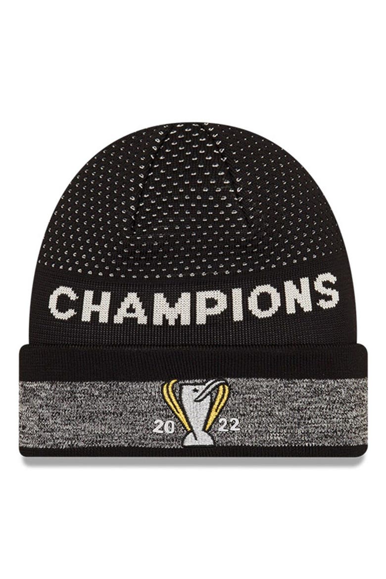 Black LAFC 2022 MLS Cup Champions Locker Room Knit Hat, Alternate, color, Black