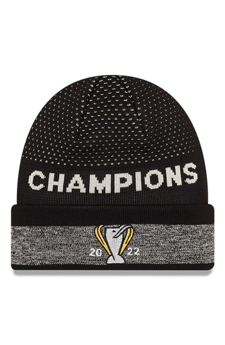 New Era Black LAFC 2022 MLS Cup Champions Locker Room Knit Hat, Alternate, color, 