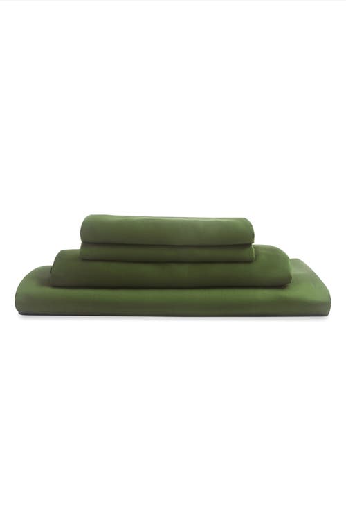 Sijo Sateen Sheet Set In Green
