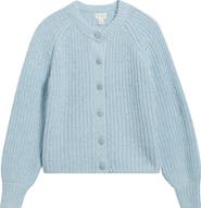 Caslon® Metallic Shaker Stitch Cardigan