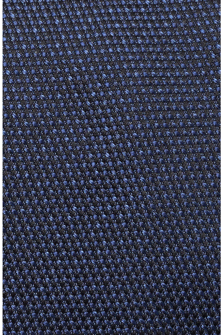 Banyan Solid Silk Jacquard Tie, Alternate, color, DARK NAVY