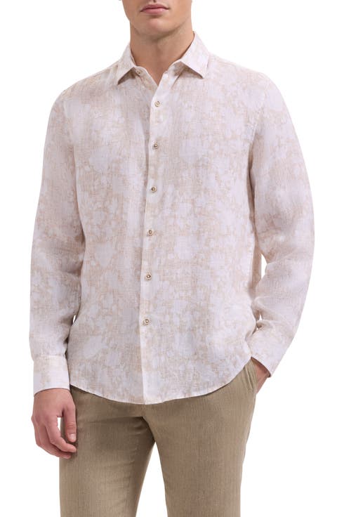 Julian Linen Button-Up Shirt