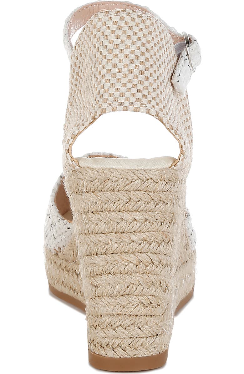 LONDON RAG Regatta Platform Wedge Espadrille, Alternate, color, White