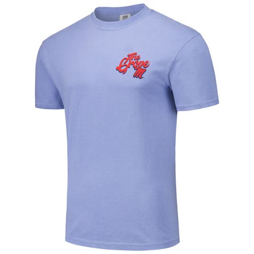 Image One Unisex Light Blue Ole Miss Rebels Hyper Local Chandelier Script T-shirt In Light Blue