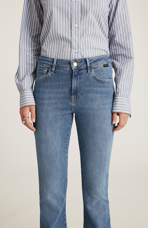 Mavi Jeans Los Angeles High Waist Flare Leg Jeans In Blue