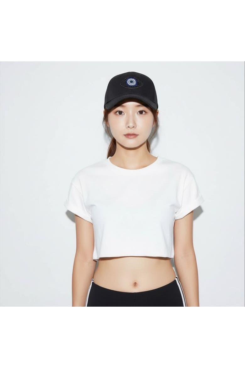 The Energy Project - Evil Eye Hat, Alternate, color, Black