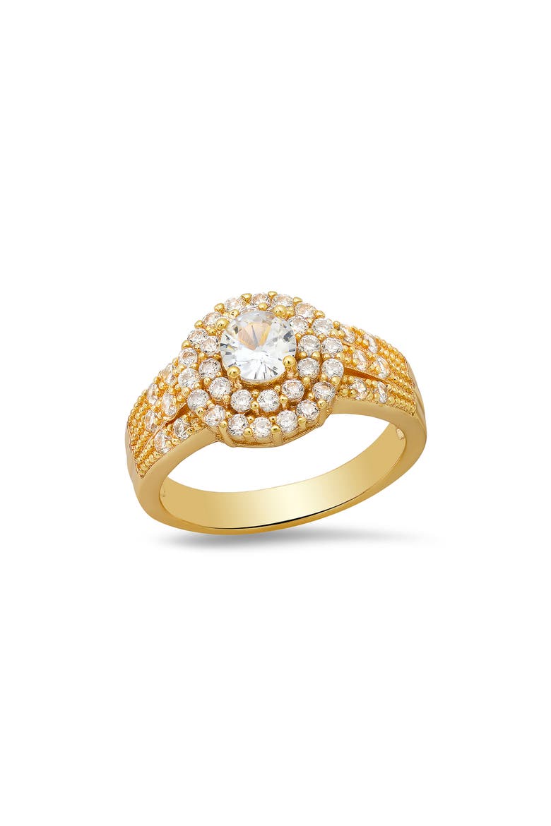 Simulated Diamond Ring, Main, color, YELLOW