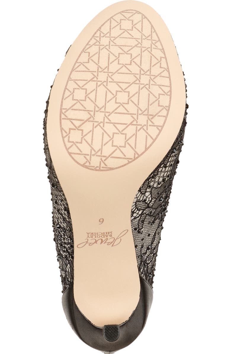 Jewel Badgley Mischka Jewel Crystal Embellished Lace Bootie, Alternate, color,