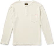 Seager Co Sawpit Long Sleeve Cotton Thermal Henley