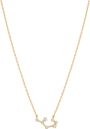 Bearfruit Jewelry 14k Gold Constellation Zodiac Necklace, 12 Zodiac Constellation Gift Idea