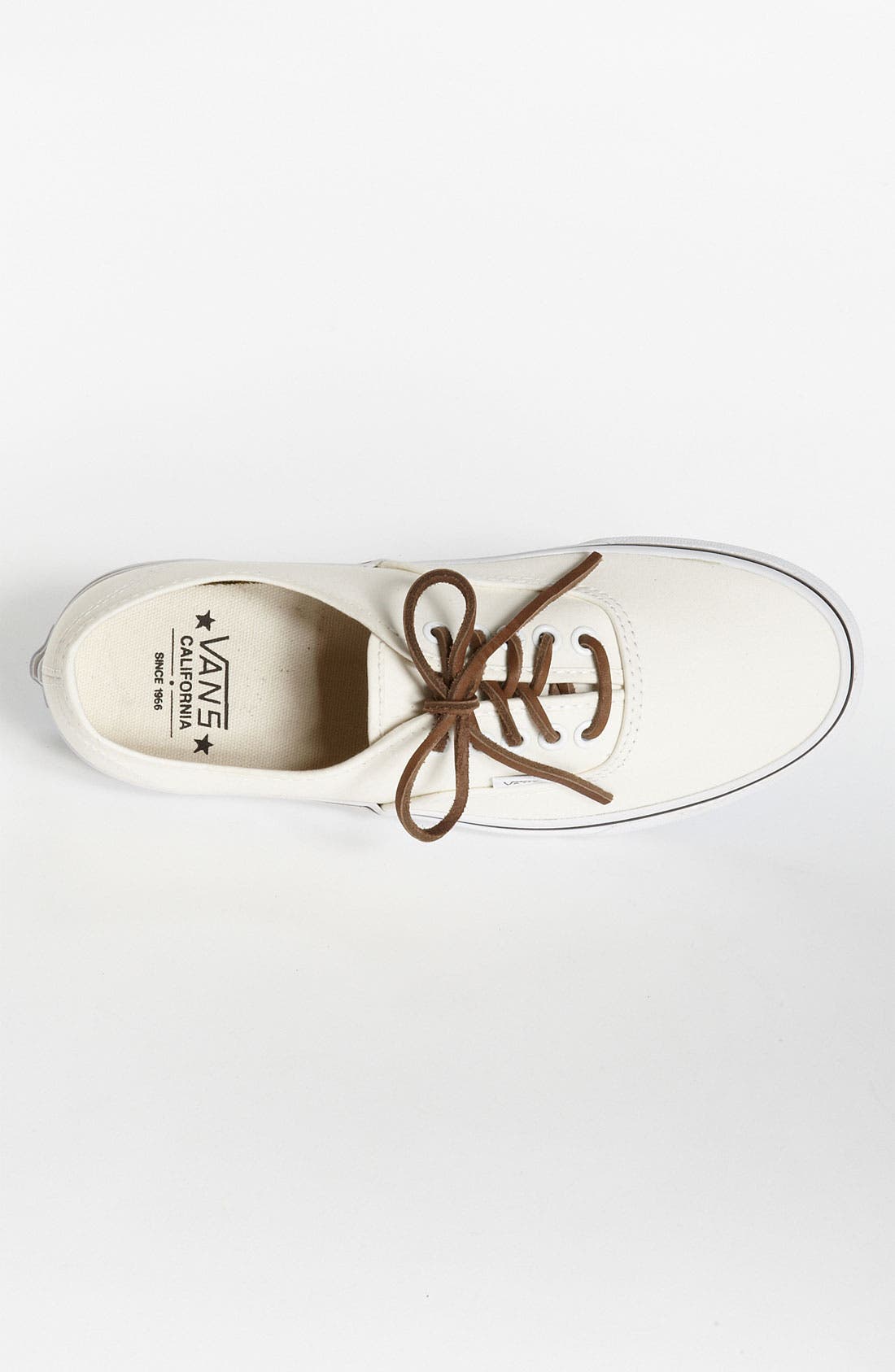 'Authentic CA' Sneaker, Alternate, color, WHITE