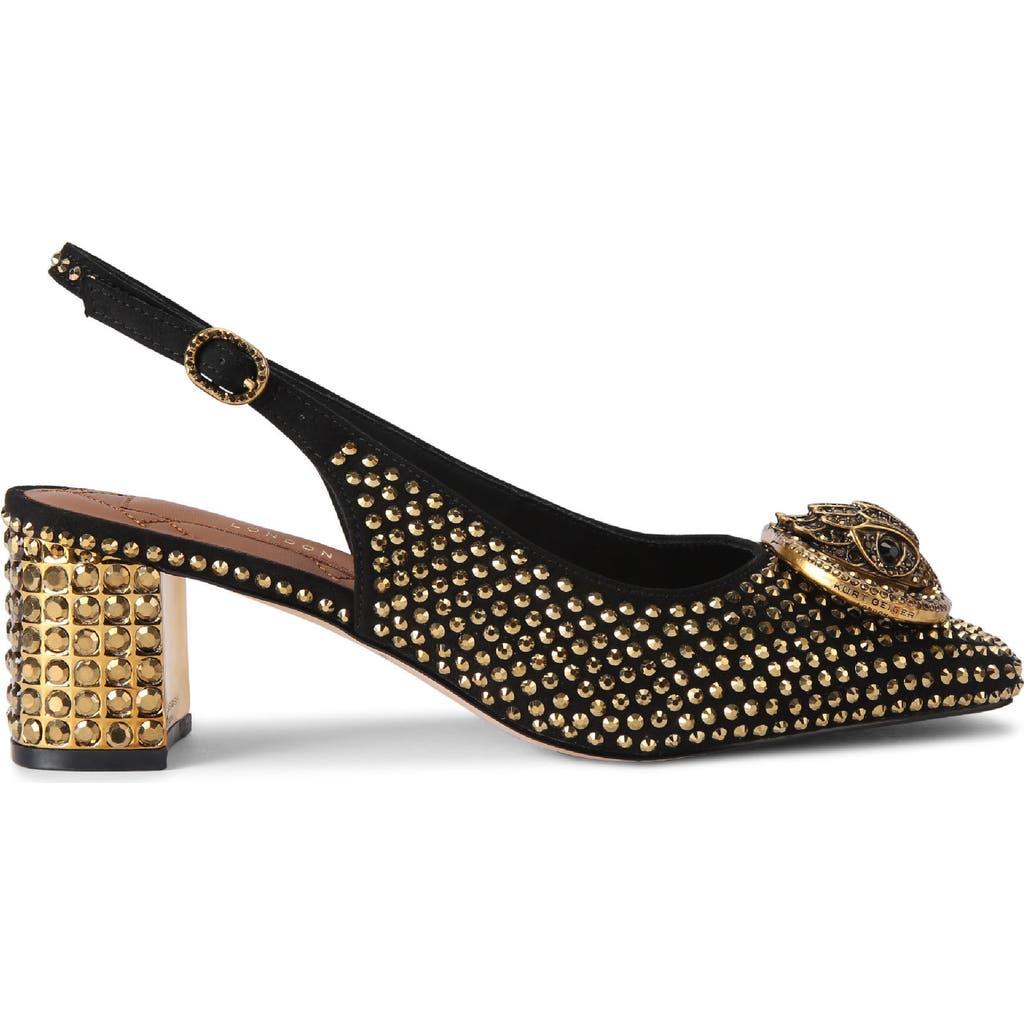 Kurt Geiger London Chelsea Slingback Pump In Gold