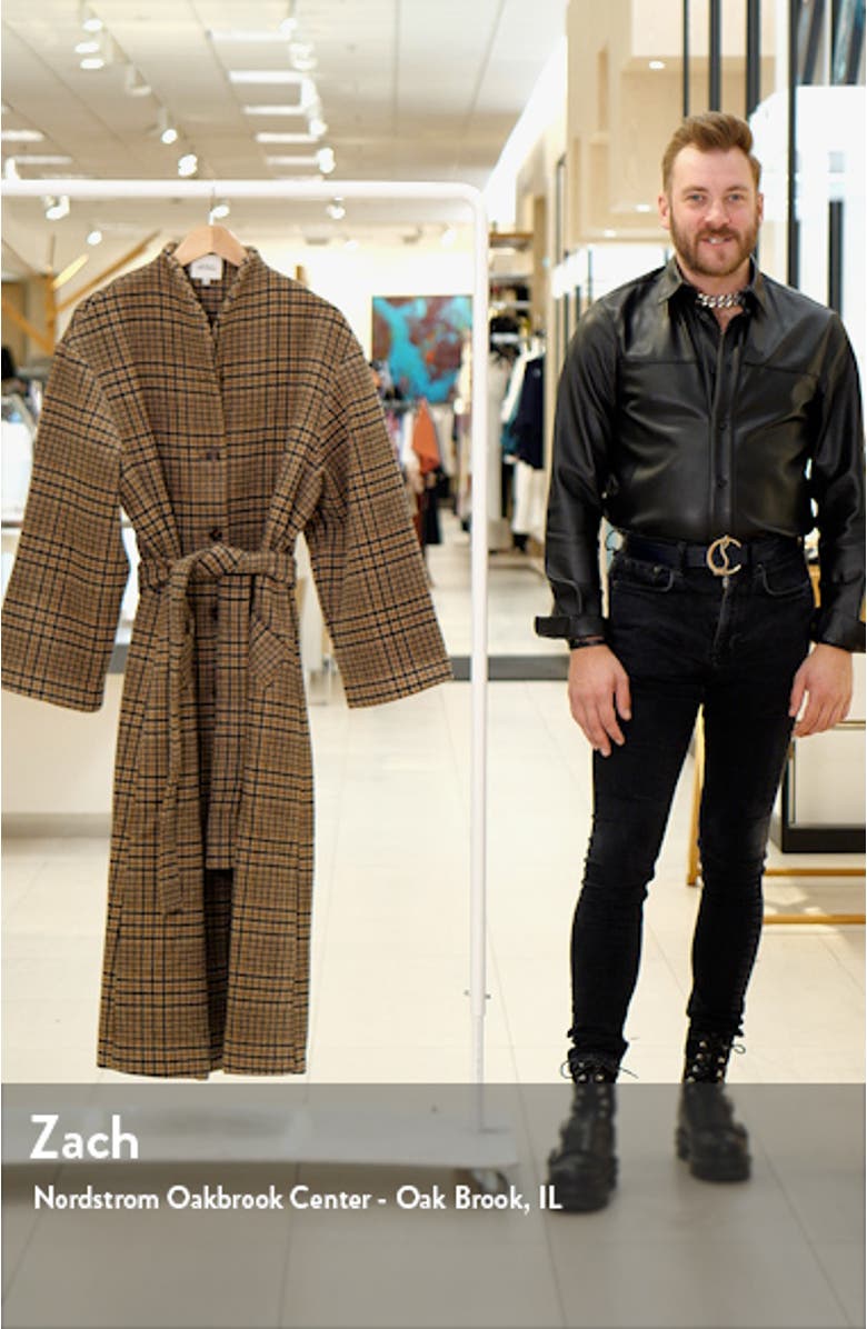 x Kacey Musgraves Cotswolds Plaid Wool Blend Coat, sales video thumbnail