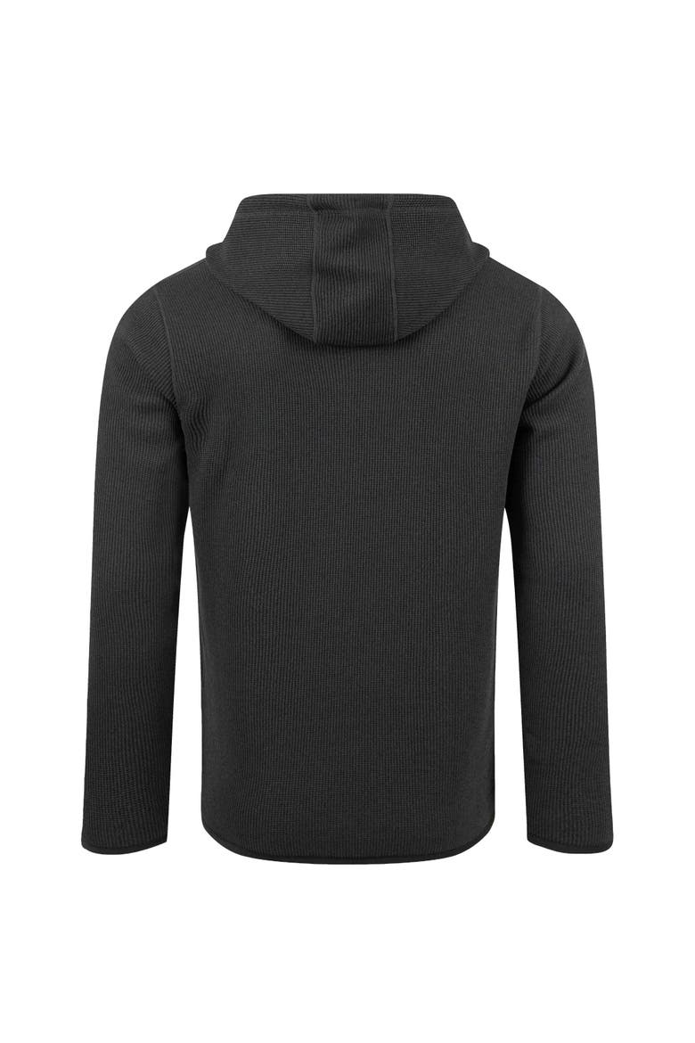 Lockie Full Zip Bonded Fleece Hoodie, Alternate, color, Washed Black