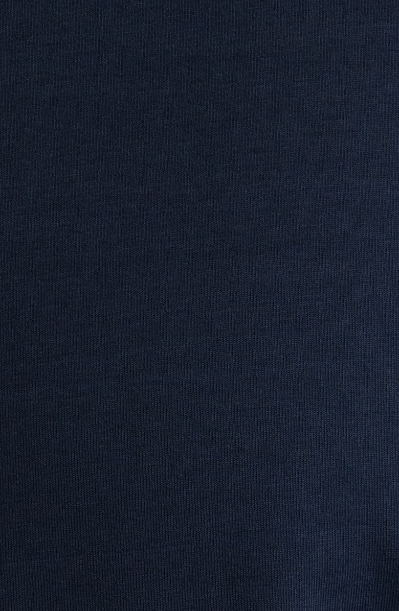 DANIEL HECHTER Modern Fit Solid Navy Knit Cotton Dress Shirt, Alternate, color, Navy