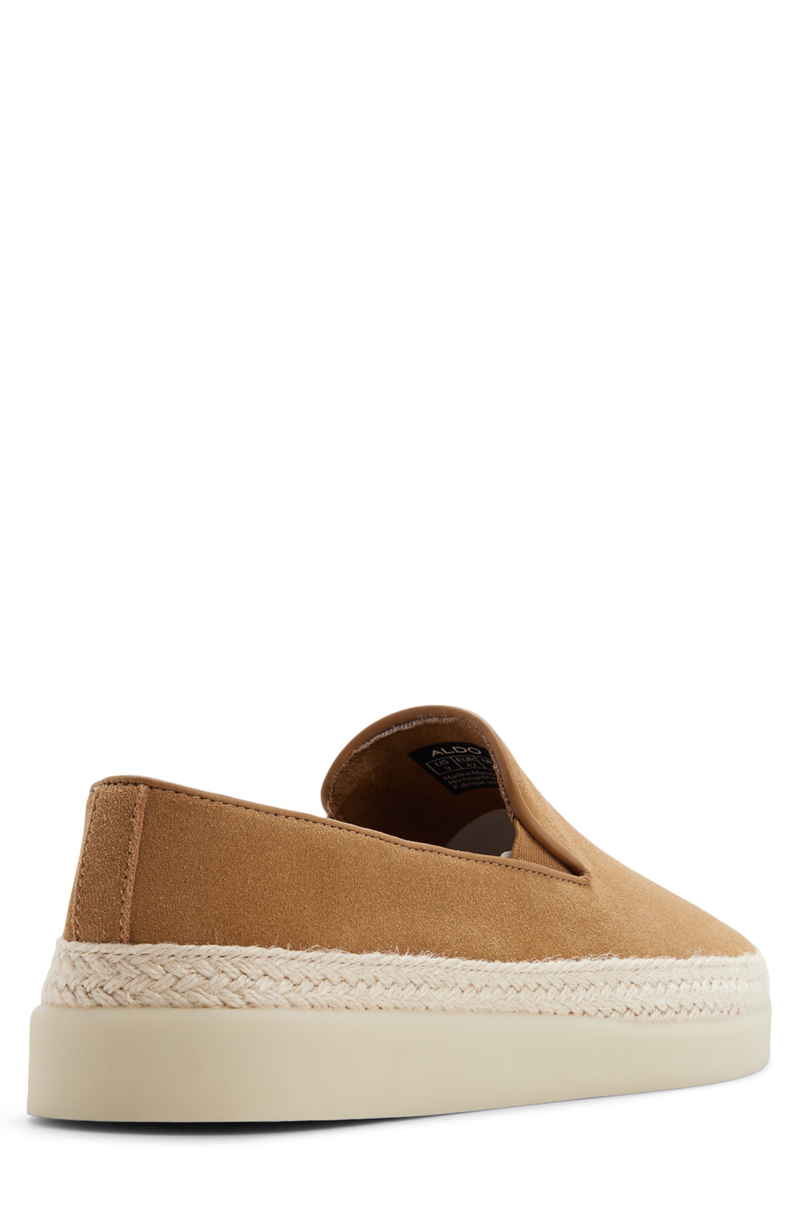 ALDO Cheston Slip-On Sneaker, Alternate, color, Tan Suede