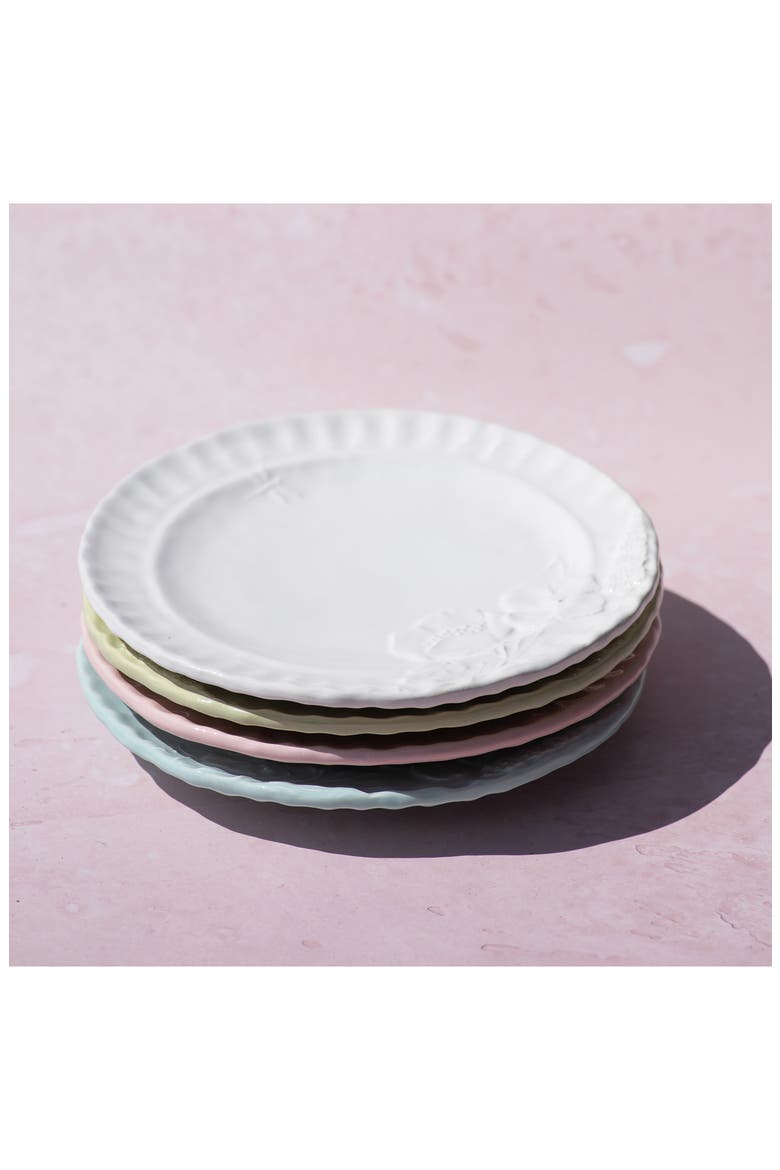 Pietra Fiori Salad Plate, Alternate, color, BLUE