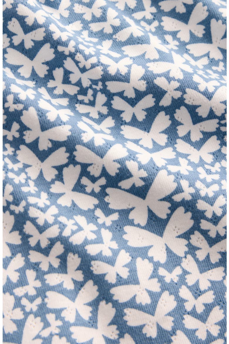 Kids' Butterfly Pointelle T-Shirt, Alternate, color, SERENITY BLUE BUTTERFLIES