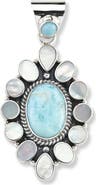 SAMUEL B. Sterling Silver & Larimar Pendant