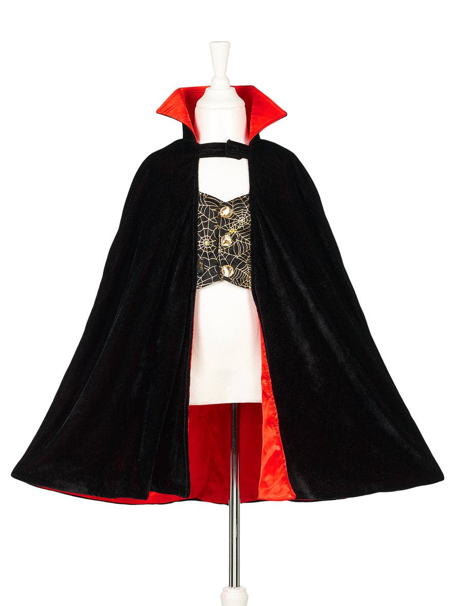 Souza Dracula cape & teeth Costume Set for Children, Includes Accessories in Black 