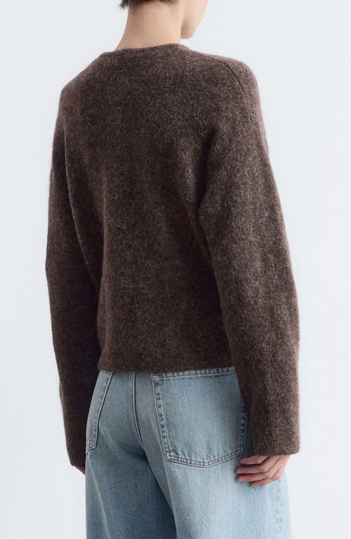 & Other Stories Alpaca & Wool Blend Cardigan In Brown
