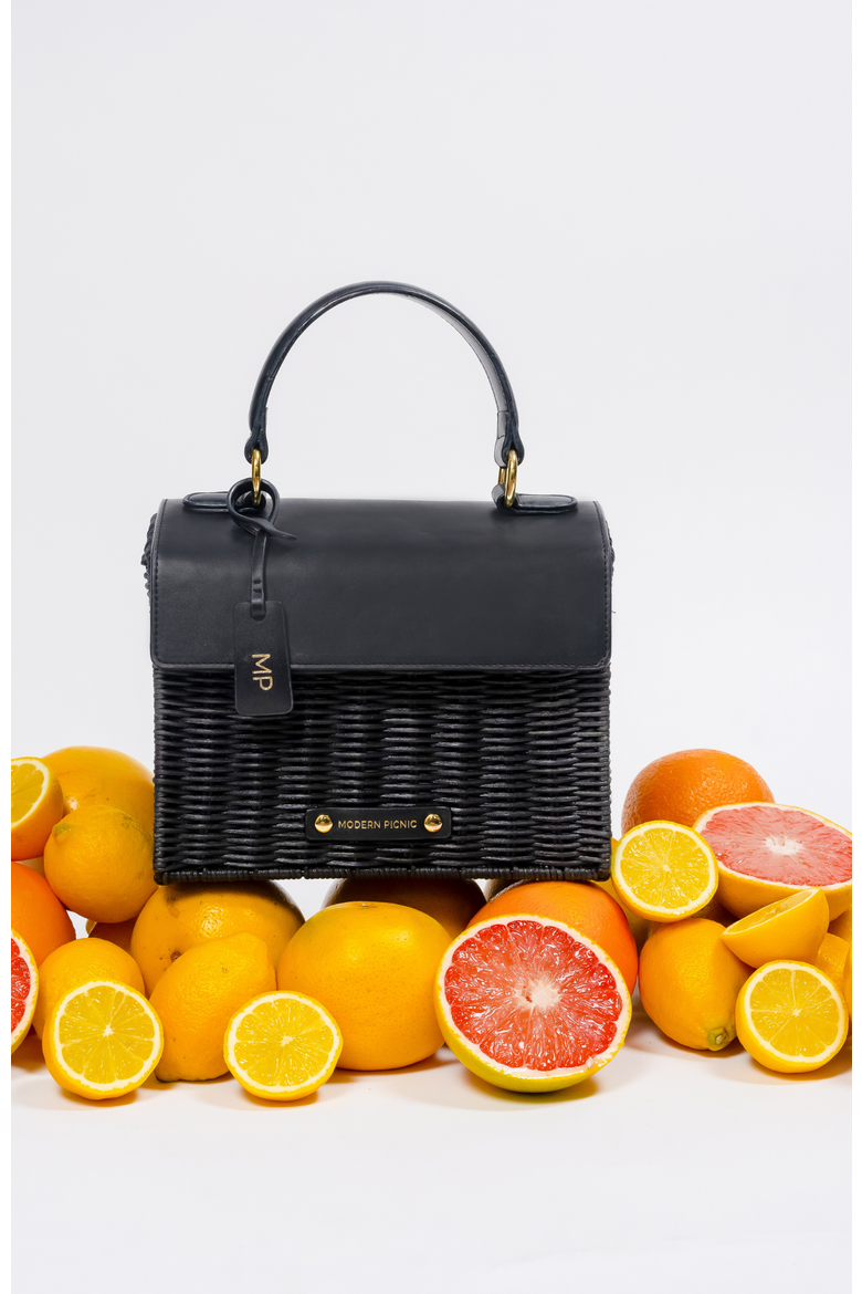 THE MINI LUNCHER, Alternate, color, Black Wicker