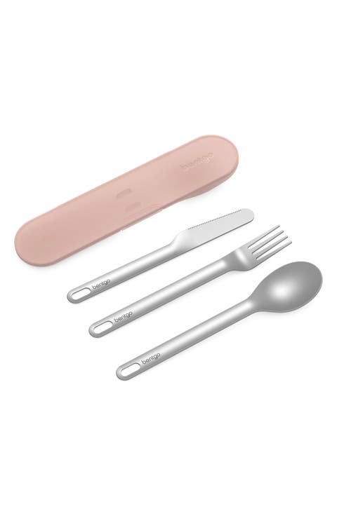 Stainless Steel Travel Utensil Set - Carbon