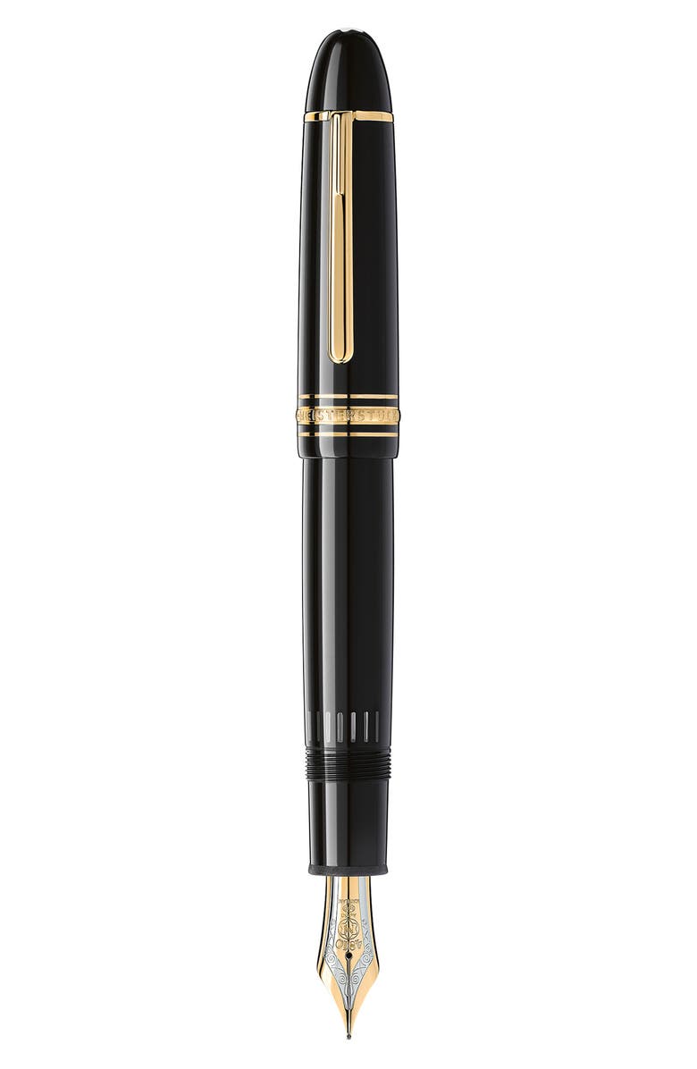 Montblanc Meisterstück Fountain Pen, Main, color, Black