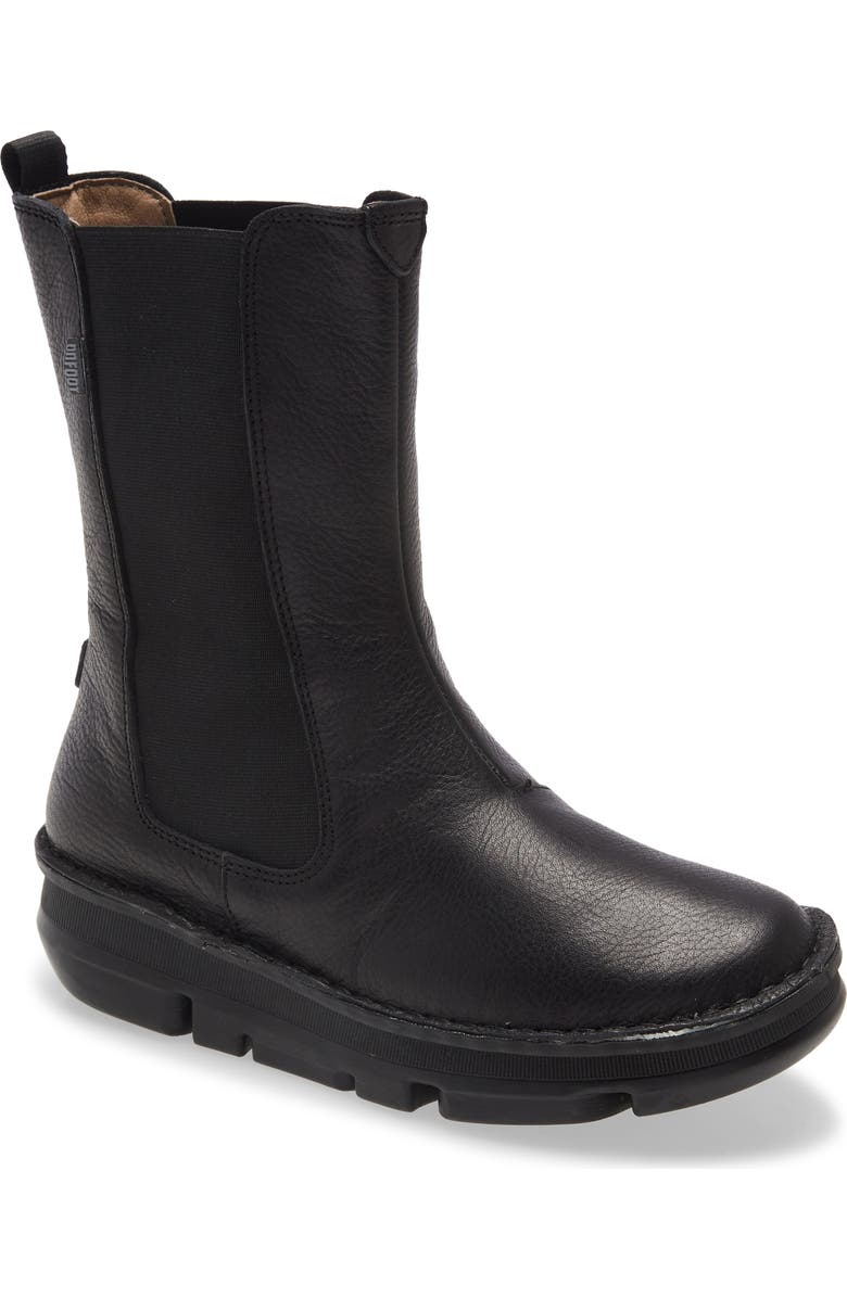 On Foot Wedge Chelsea Boot, Main, color, Black