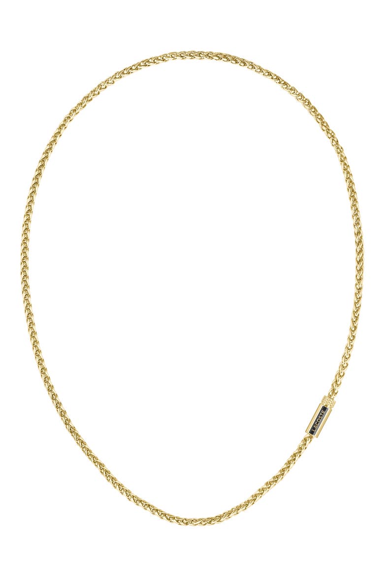 Men's Spelt Necklace, Main, color, GOLD