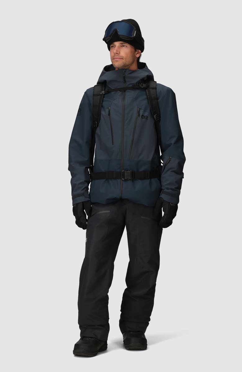 Outdoor Research Powderverse Snow Pants, Alternate, color, Black