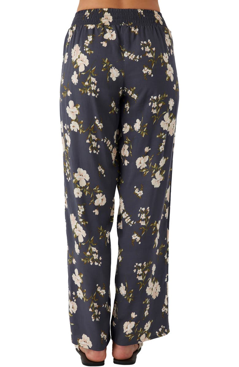 O'Neill Jonie Kendra Floral Wide Leg Pants, Alternate, color, Periscope