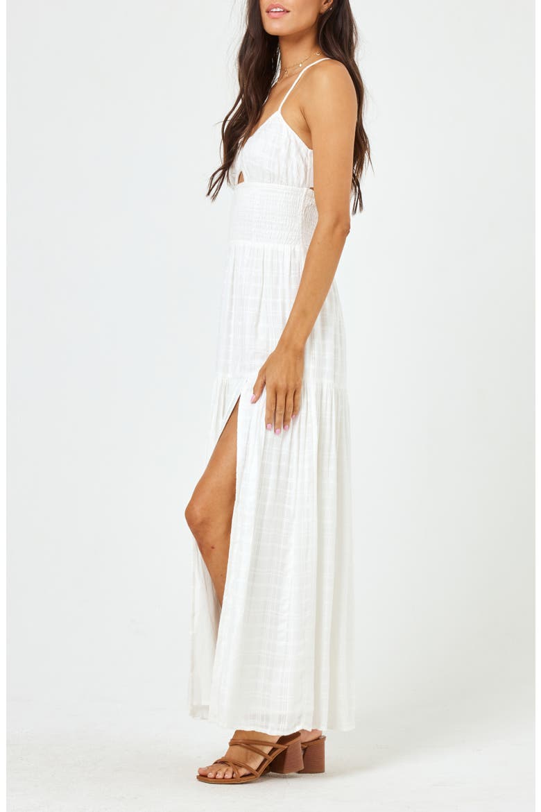 Calla Smocked Cover-Up Sundress, Alternate, color, CREAM
