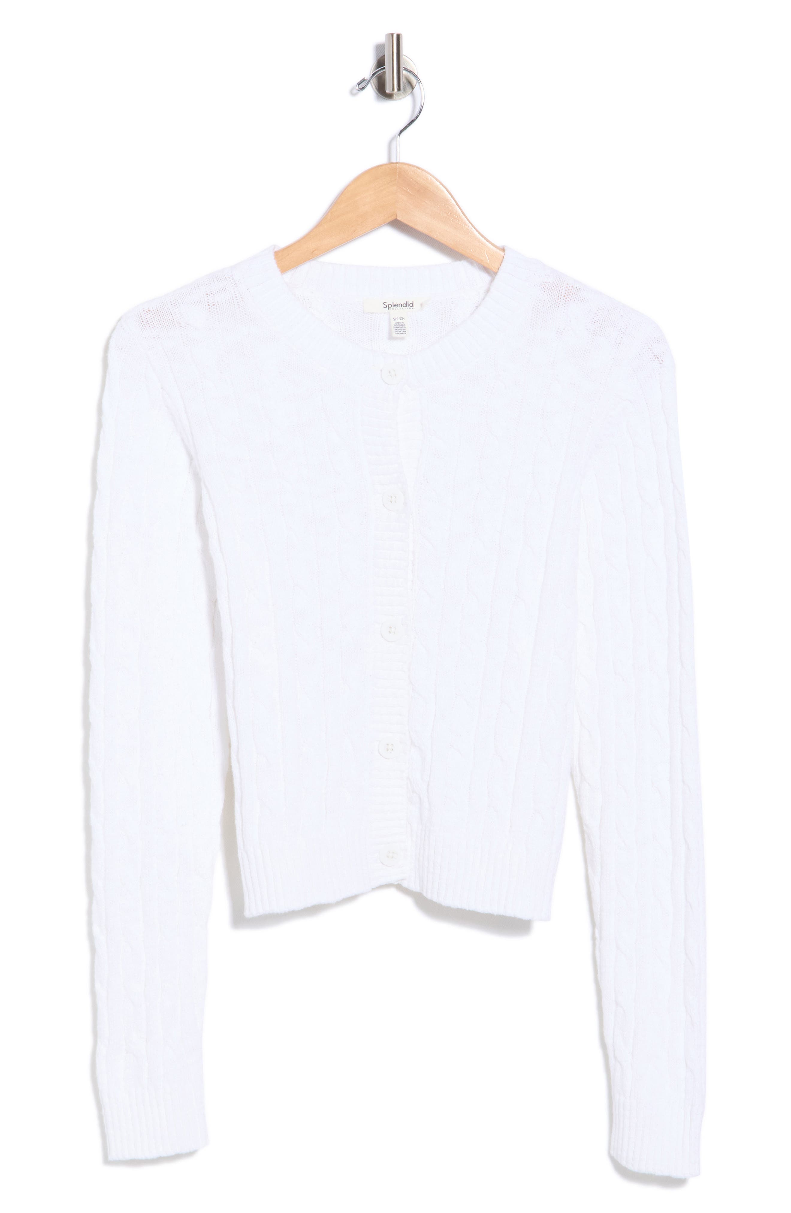 Brooks Cotton Cable Cardigan